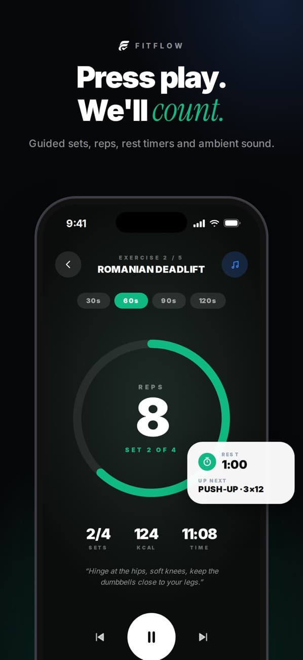 FitFlow screen 3